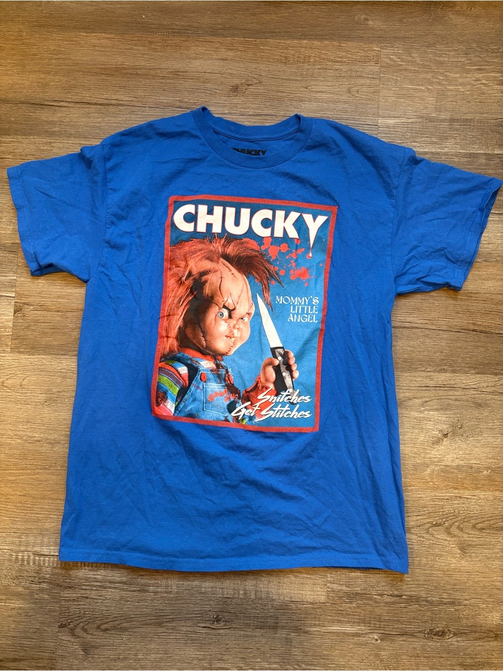 Chucky Graphic Short Sleeve Tee - Blue - Picture 2 of 4